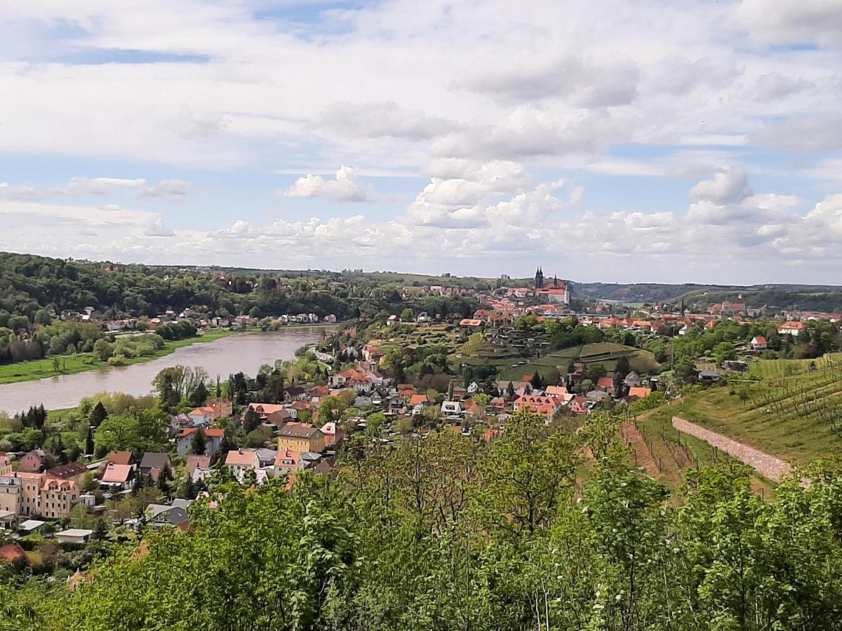 Ferienwohnung Elbsommer Am Weinberg Meissen Luaran gambar